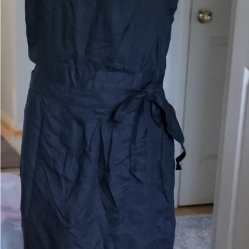 Anthropologie Black One Shoulder Dress. NWT. - Picture 4 of 4